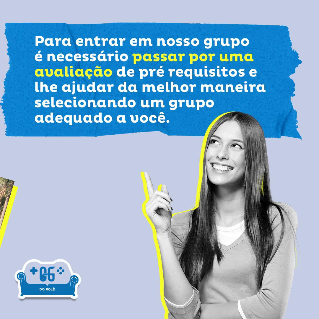 Foto de interação em grupo de habilidades sociais (QG do Rolê)